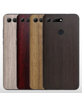 2x Slim Holz Look Rückseite Klebefolie Kratzfest Hinten Schutz Folie für Huawei - Picture 1 of 15