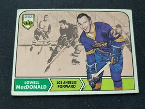1968-69 OPC Hockey Card # 42 Lowell MacDonald RC - Los Angeles Kings (VG/EX) - Picture 1 of 3