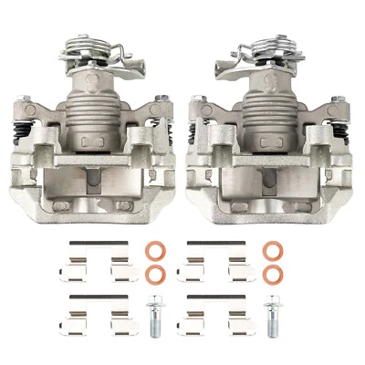 Pinzas de freno traseras izquierda y derecha 2 piezas con soporte para Pontiac G6 2005-2010 Foto 1 de 4