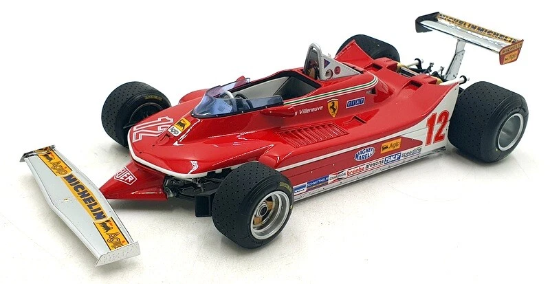 Exoto 1/18 Scale Diecast DC31724J - Ferrari 312 T4/T5 #12 Giles Villeneuve - Image 1 of 4