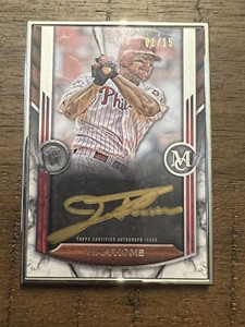 2022 Topps Museum JIM THOME GOLD INK Auto Autograph Framed Signature 1/15 1/1🔥