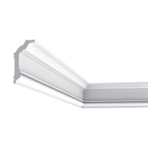 ORAC DECOR Crown Moulding 1.62"x3.125"x78.75" Primed White+Polystyrene (4-Pack) - Picture 1 of 4