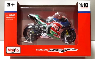 MAISTO 1:18  MOTO DIE CAST HONDA RC213V  2021 #73  ALEX  MARQUEZ     ART 34377 - Immagine 1 di 3