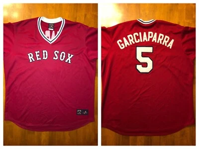 VTG MAJESTIC Boston Red Sox NOMAR GARCIAPARRA 5 Pullover Jersey Cooperstown 3X - Image 1 of 4