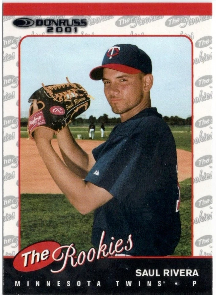 2001 Donruss The Rookies Saul Rivera Rookie Card #R17 Twins - Image 1 of 1