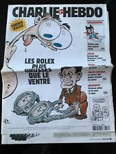 Charlie Hebdo N°806 du 28/11/2007; Les Rolex plus grosse dans le ventre