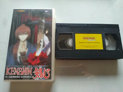 Kenshin El Guerriero Samurai Episodi 01-04 2001 - VHS Cinta Español - Immagine 1 di 4