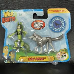 WILD KRATTS Chris Wolf Power Action Figure PBS Kids Power Disc Unopened Sealed - Picture 1 of 4