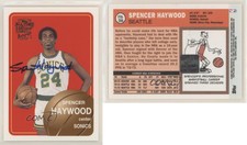 2005-06 Topps 1952 Style Fan Favorites Spencer Haywood (1970-71 Design) Auto HOF