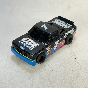 Tyco 440-X2 NASCAR Geoff Bodine #7 Exide Batterien Ford F-150 HO Slotcar LÄUFT - Bild 1 von 9