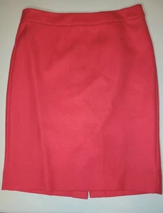 J. Crew No. 2 Pencil Skirt Pink Size 6P  100% Laine Wool Career Work Preppy - Picture 1 of 10