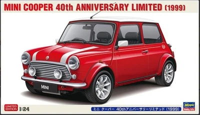 KIT MODELLINO AUTO STATICO HASEGAWA MINI COOPER 40 1999 MODELLISMO SCALA 1:24 - Immagine 1 di 4