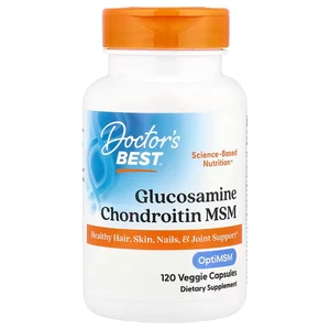 Doctor's Best, Glucosamine Chondroitin MSM, 120 Veggie Capsules - Picture 1 of 2