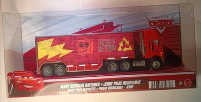 Disney Pixar Cars Jerry Recycled Batteries Peterbilt Semi Truck Hauler NewInPack - Image 1 of 4