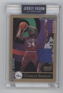 Charles Barkley Fusion Game Uses Relic Philadephia 76ers HOF - Picture 1 of 2