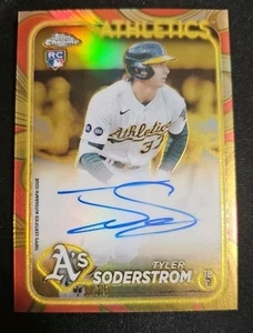 2024 Topps Gilded Collection Tyler Soderstrom Auto RC Rose Gold /25 #CGA-TS - Bild 1 von 2