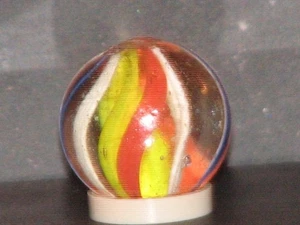.555 Zoll Durchmesser Antiker Deutscher Wirbel Marmor - Bild 1 von 6