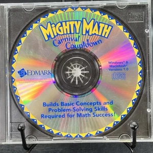 Edmark Mighty Math Carnival Countdown Math CD-ROM Game K - 2nd Grade NO MANUAL - Picture 1 of 15