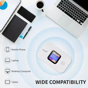 Portable Unlocked 4G Wireless WiFi Router Mobile Broadband LCD MIFI Hotspot US.. - Afbeelding 1 van 12
