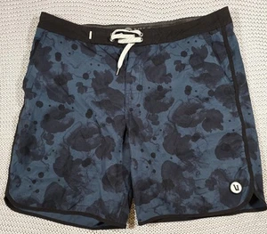 Vuori Cruise Board Shorts Men Sz 33 Blue Ink Unlined 7.5" Pool Beach READ - Picture 1 of 8