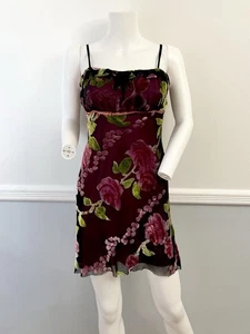 Betsey Johnson Vintage Floral Dress Size Small Made in USA - Picture 1 of 8