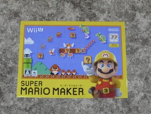 Nintendo Wii U Super Mario Maker Limited Edition with Booklet Japan Mario Bros. - Picture 1 of 4