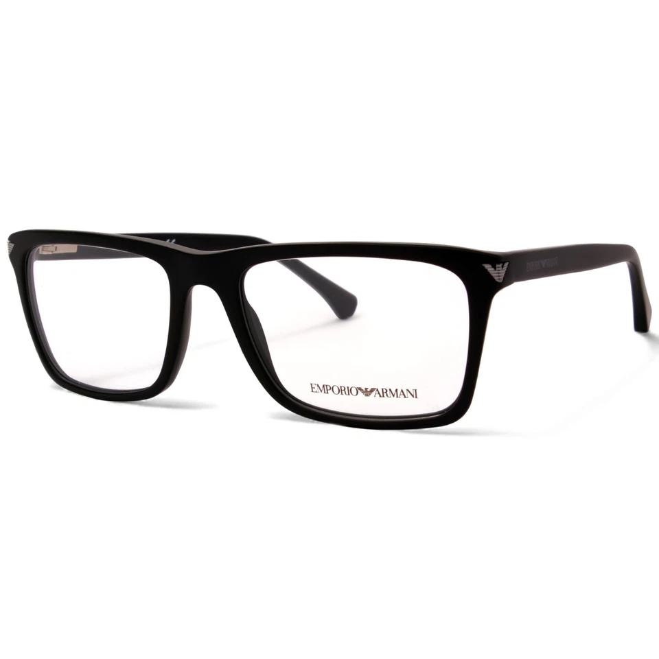 Emporio Armani EA3071 5042 55 Mens Matte Black Optical Frame RX Eyeglasses - Image 1 of 1