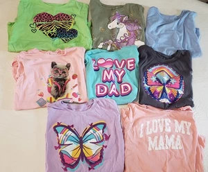 Lot of 8 Girls size 14 "The Children's Place" Short Sleeve T-shirts-VGUC - Picture 1 of 10
