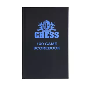 WE Games Hardcover Chess Scorebook & Notation Pad - Soft Touch - Picture 1 of 7