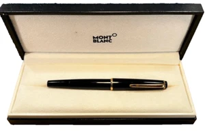 "Montblanc" No.31 Black> Kolbenfüller 14K Goldfeder um 1965 Füllfederhalter - Bild 1 von 23