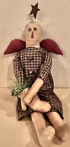 Primitive Angel Ragdoll Country Decor 30 in Tall - Picture 1 of 8