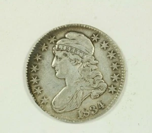 1834 Capped Bust Half Dollar : Very Fine + VF+ - Picture 1 of 2