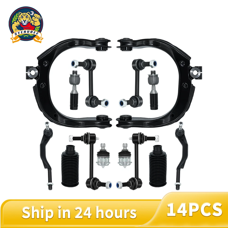 Kit completo de suspensión delantera de 14 piezas para Chevy Trailblazer y GMC Envoy 04-07 Foto 1 de 4