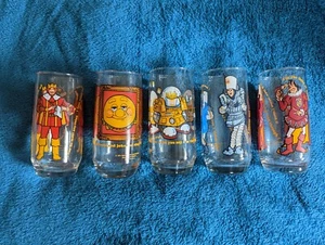 VINTAGE BURGER KING SAMMLERGLÄSER Komplettsatz 5 Stück 1979 - Bild 1 von 6