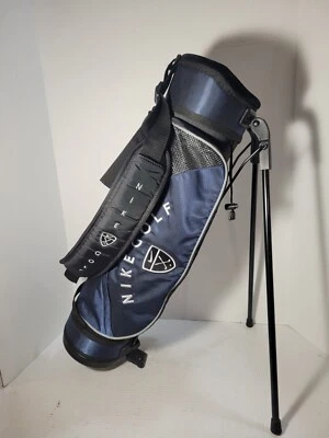 NIKE Youth Golf Bag Birdie Blue Junior BG0074 Blue 27" Tall 3-Way Carry Stand - Image 1 of 4