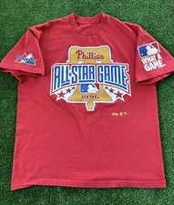 Vintage 1996 Philadelphia Phillies MLB All Star Game T-Shirt 90s Single Stitched