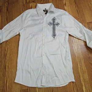 El General 1901 Mens XL 3/4 Sleeve Button Up Cowboy Western Shirt; Embroidered. - Picture 1 of 7