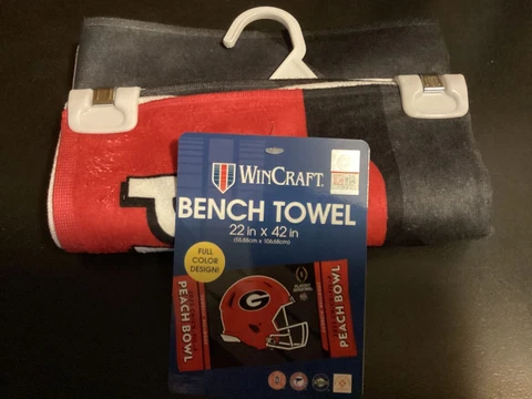 2022 Peach Bowl Semi-Final Georgia Bulldogs 22x42 Locker/Bench Towel Cover