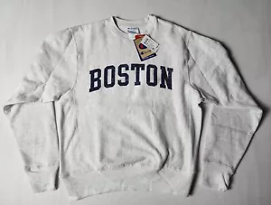 NWT Vintage Champion Reverse Weave Boston Spell Out Crewneck Sweatshirt SZ:S NEW - Picture 1 of 2