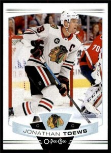 2019-20 UD OPC O-Pee-Chee Base #175 Jonathan Toews - Chicago Blackhawks