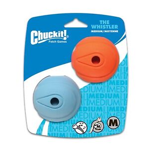 Chuckit! The Whistler Chuck-It Ball Medium Ball 2 balls per unit - 6 Pack