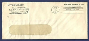 US Navy Official Business Cover from U.S. Naval Air Station Ewa, Hawaii - Picture 1 of 2