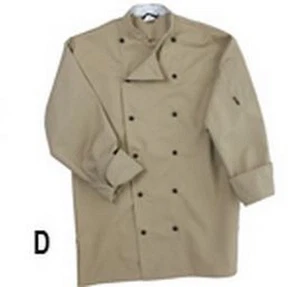 Chaqueta Le Chef Unisex Profesional Chef Chef Botón con Tachuelas - Caqui - Imagen 1 de 2