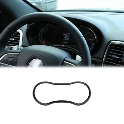 Cubierta del panel del tablero de instrumentos de la consola central para Jeep Grand Cherokee 2014+ negro brillante Foto 1 de 4