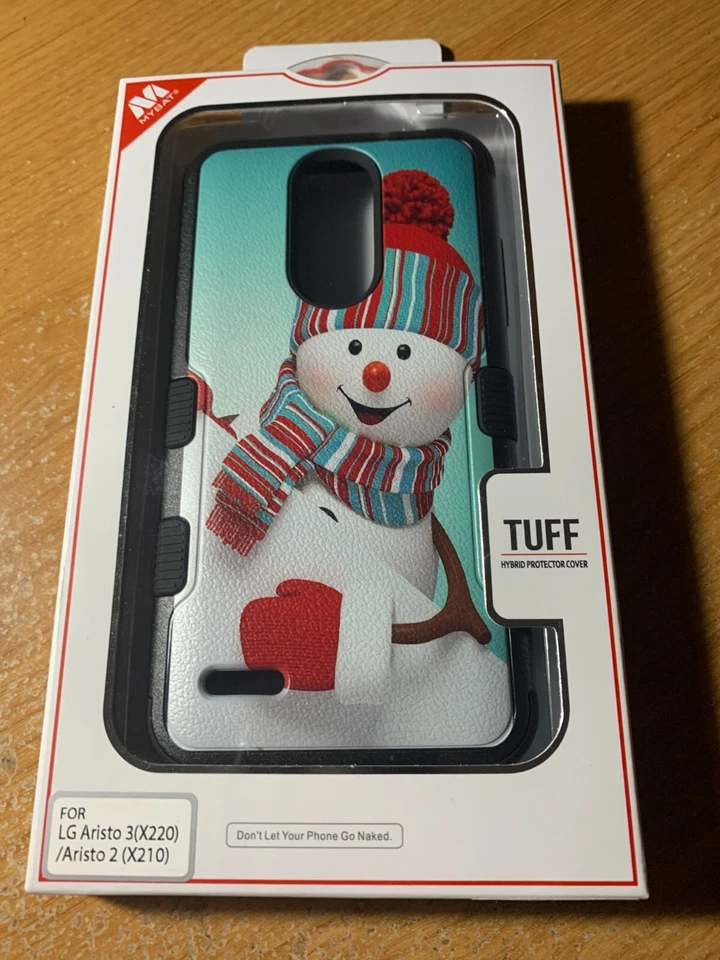 Snowman/Black TUFF Hybrid Phone Protector Cover - Image 1 of 2
