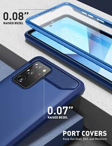 Clayco for Samsung Galaxy Note20 Ultra w/ 3D Curved Screen Case Shockproof Cover - Picture 1 of 24