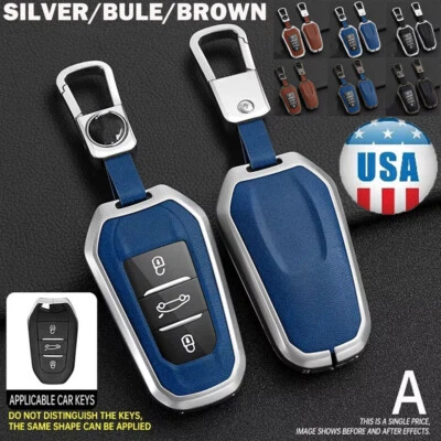 Funda de cuero para llavero Peugeot 2008 3008 4008 5008 301 508 308 LO ÚLTIMO Foto 1 de 4
