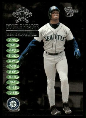 1998 SkyBox Dugout Axcess Double Header KEN GRIFFEY JR - Image 1 of 2
