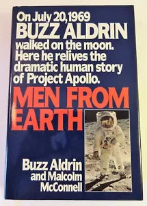 BUZZ ALDRIN SIGNIERT - MÄNNER VON ERDE 1./1. (Apollo 11, Mond, Astronaut, NASA) - Bild 1 von 10
