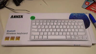 012319 New Anker bluetooth keyboard. X000DG47KT wireless. 98/me/xp/2k see photo. - Image 1 of 3